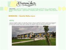 Tablet Screenshot of berenika-vm.cz